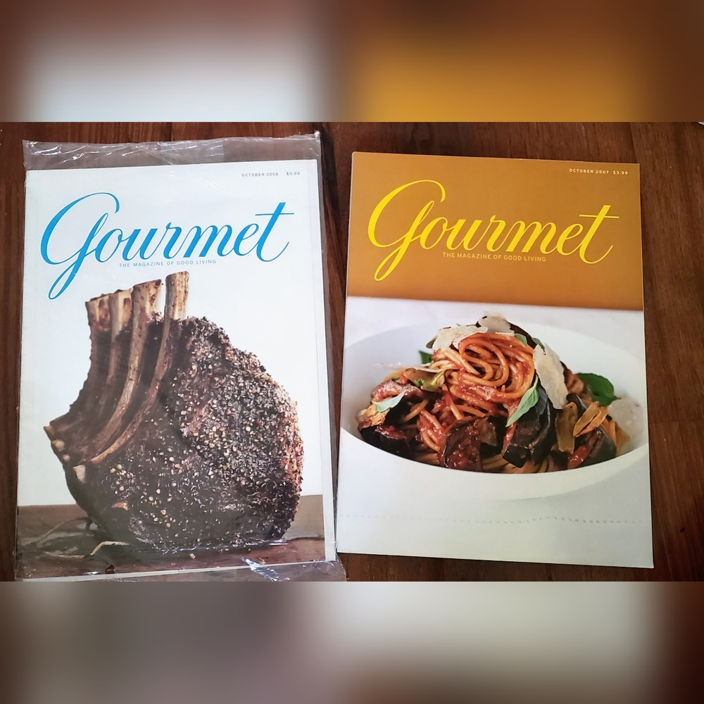 2 Gourmet Magazine October 2007 and 2008: The Restaurant Issues